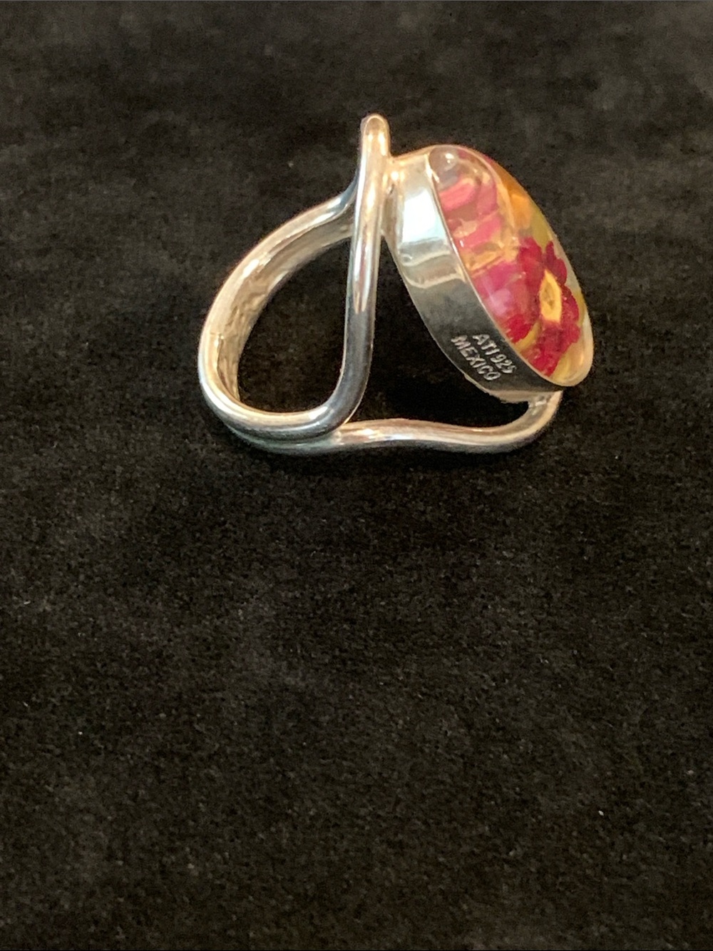 Floral & Stacking Silver Rings - Picture 6 of 7